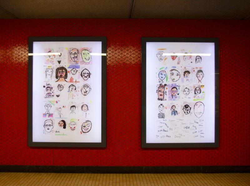 3 van de metro collages 