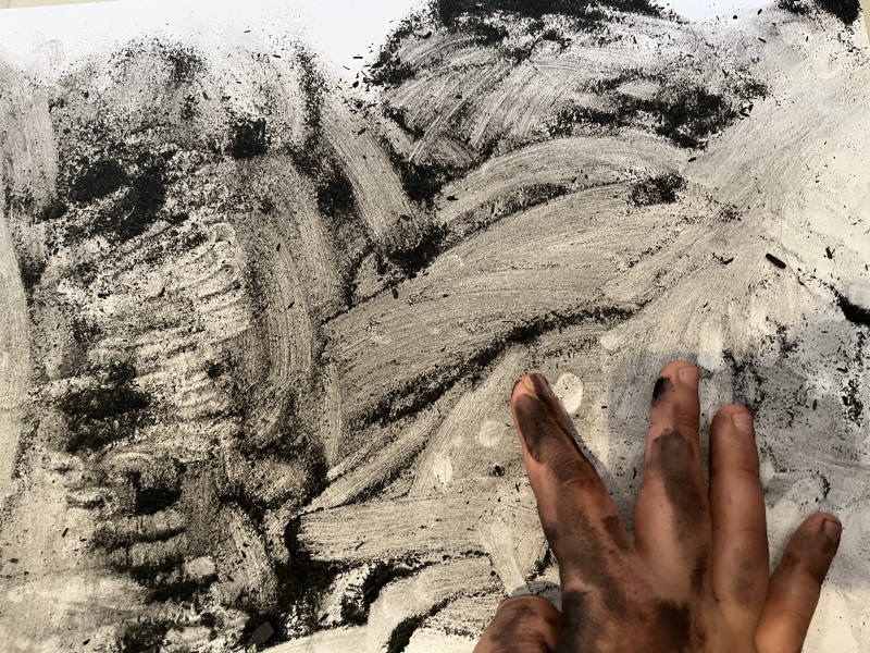 experimenten met pigment