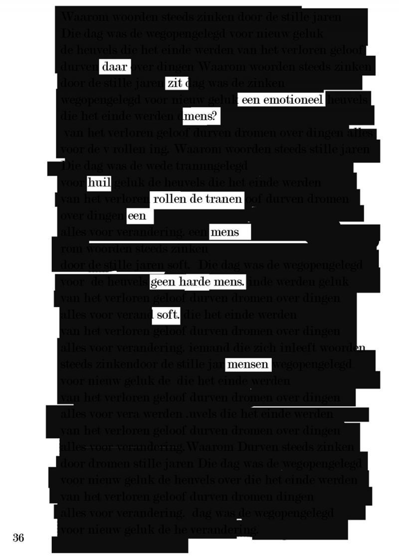 Page dans un vieux livre. Encre noire. 